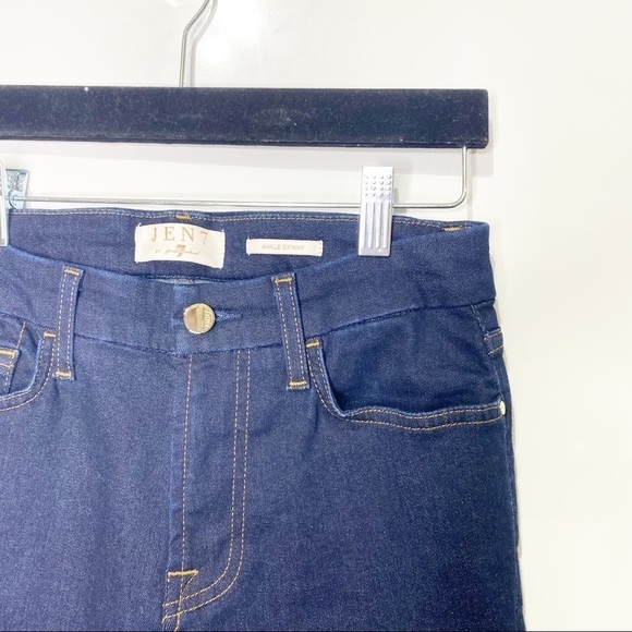 JEN7 by 7FAM Ruffle Hem Ankle Skinny Jeans - Picture 6 of 13